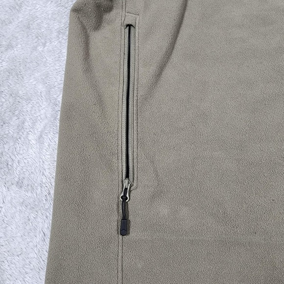 Mountain Hardwear Vest Mens XL Green Gray Fleece Full Zip Pockets Outdoor Hiking - Picture 3 of 14